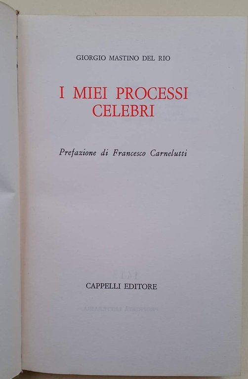 I MIEI PROCESSI CELEBRI(1964)