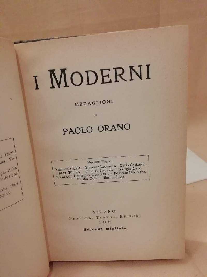 I MODERNI medaglioni vol. I (1908)