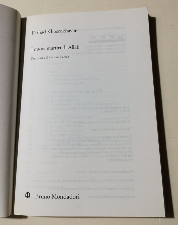 I nuovi martiri di Allah