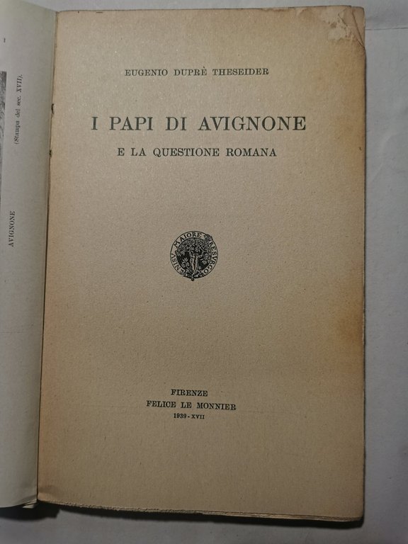 I Papi di Avignone e la questione romana