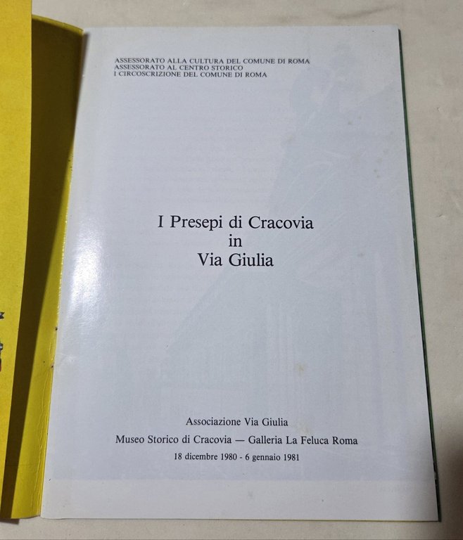 I Presepi di Cracovia in Via Giulia