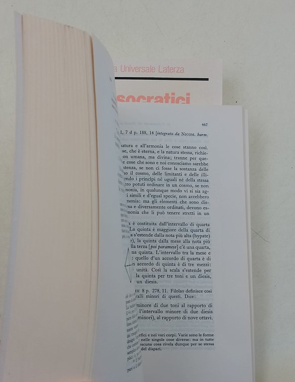 I Presocratici- Testimonianze e frammenti- 2 voll