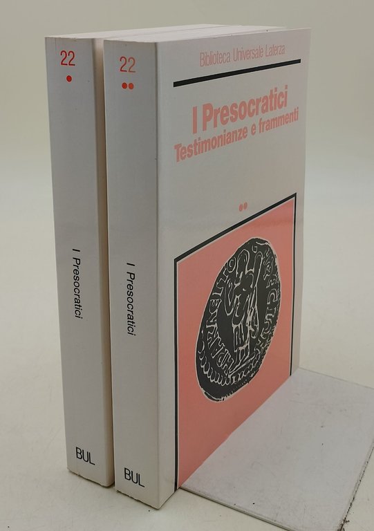 I Presocratici- Testimonianze e frammenti- 2 voll