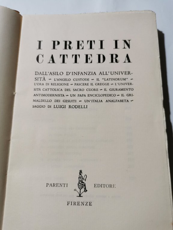 I preti in cattedra