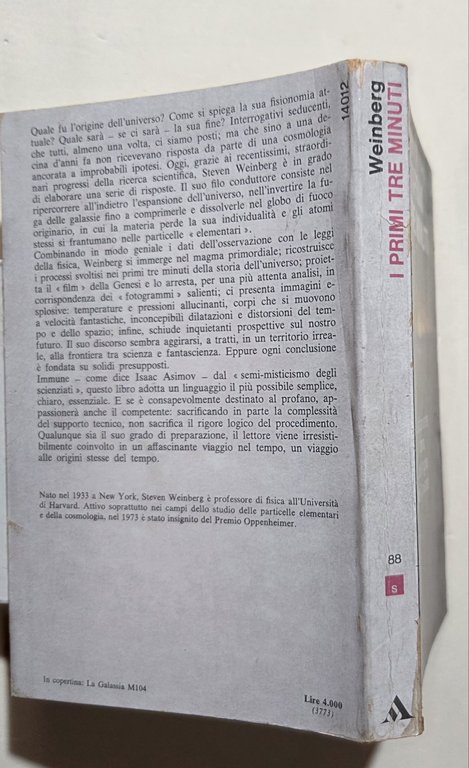 I primi tre minuti - L'affascinante storia dell'origine dell'universo