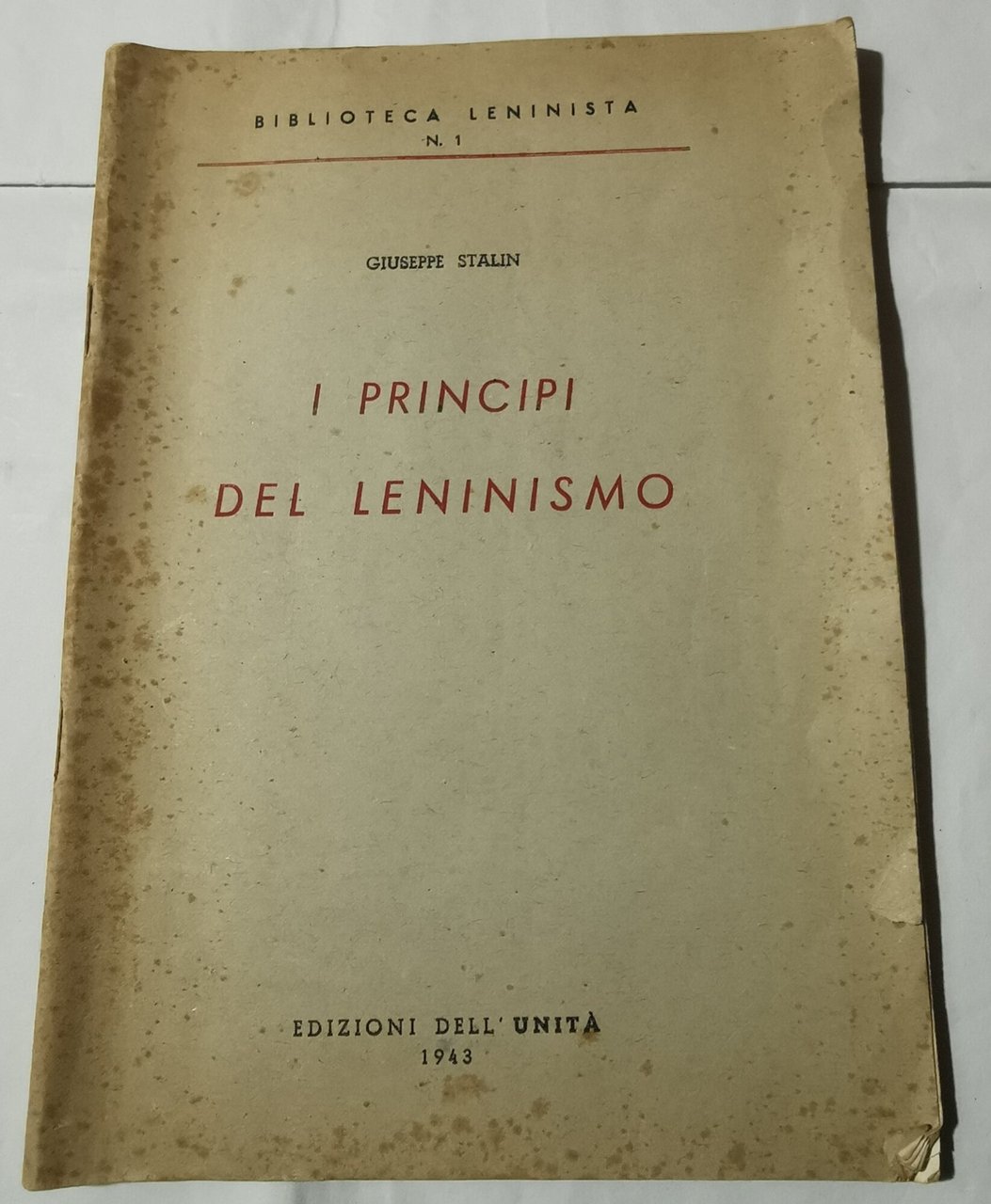 I principi del leninismo