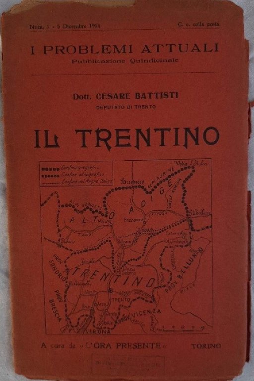 I PROBLEMI ATTUALI-PUBBLICAZIONE QUINDICINALE-IL TRENTINO(1914)