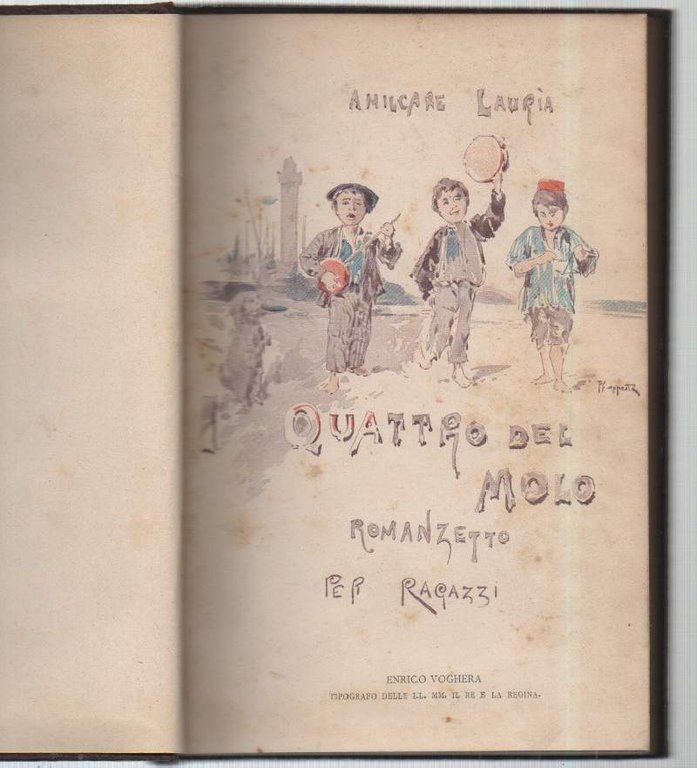 I QUATTRO DEL MOLO-Romanzo per ragazzi
