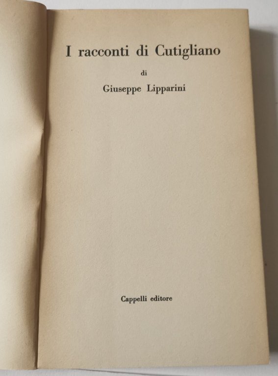 I racconti di Cutigliano