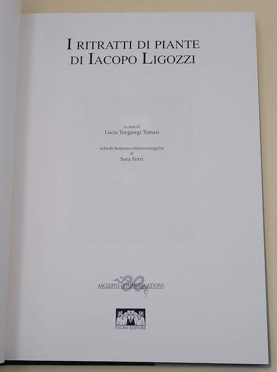 I RITRATTI DI PIANTE DI IACOPO LIGOZZI( 1993)