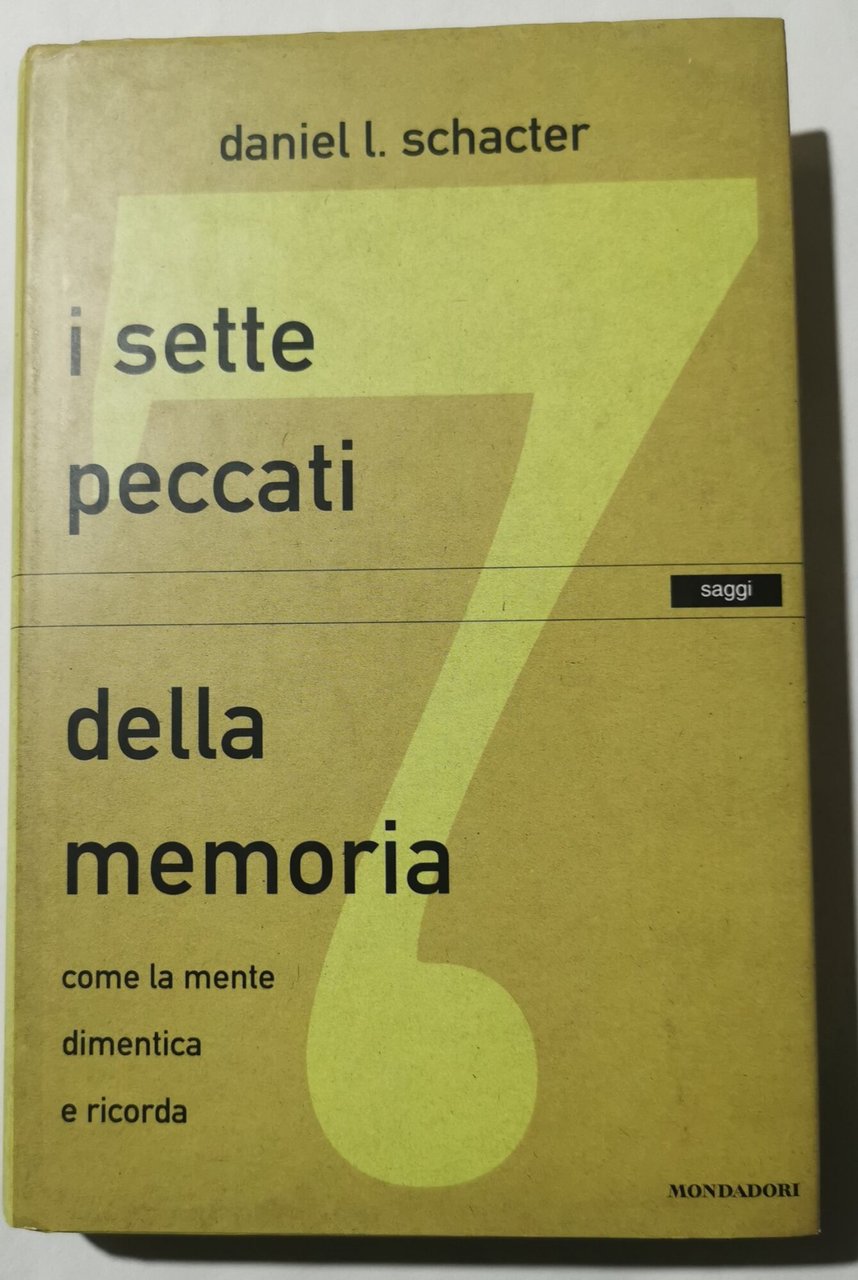 I sette peccati della memoria-Come la mente dimentica e ricorda