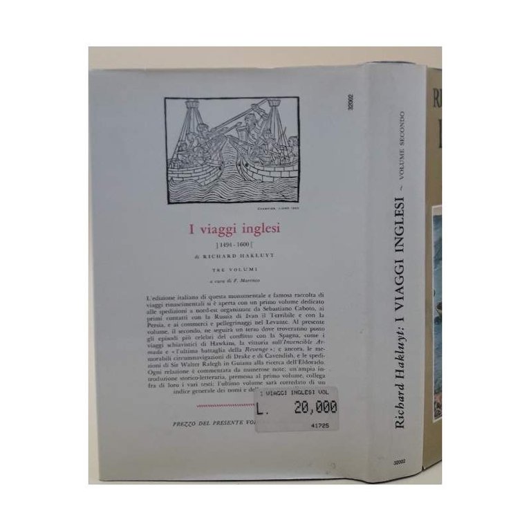 I VIAGGI INGLESI 1494-1600-SECONDO VOLUME( 1971)