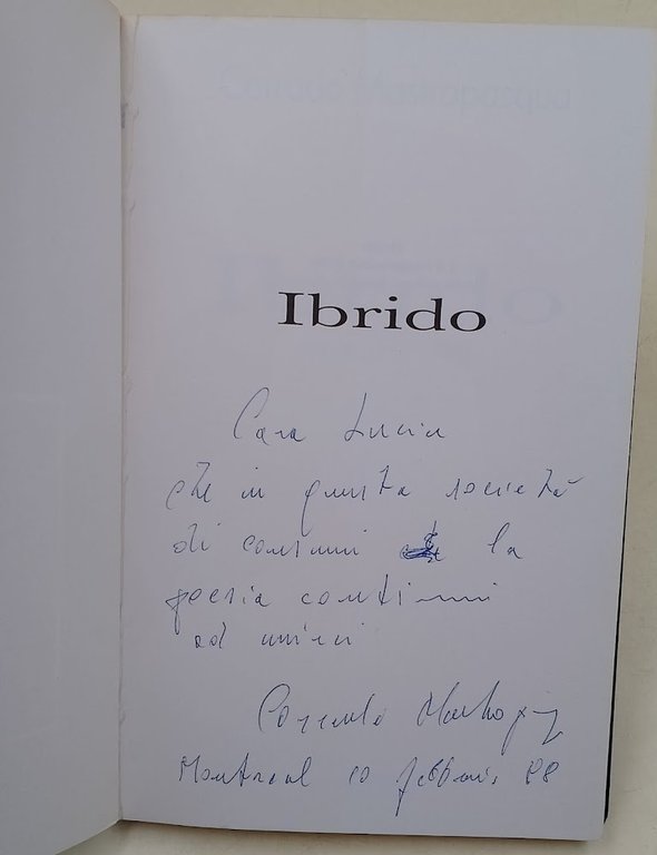 Ibrido-poesie (1949-1986)