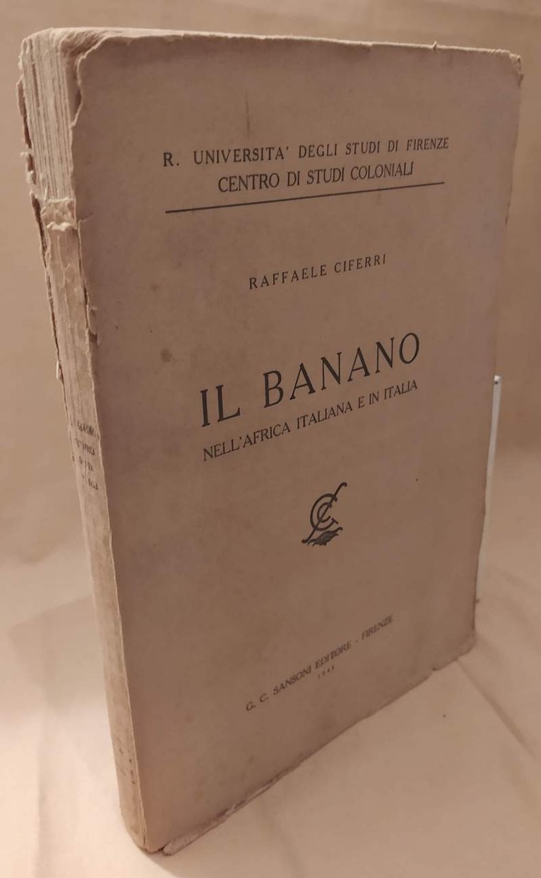 IL BANANO nell'Africa Italiana e in Italia (1943)