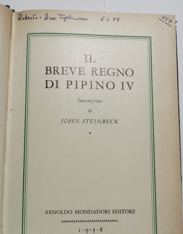 Il breve regno di Pipino IV