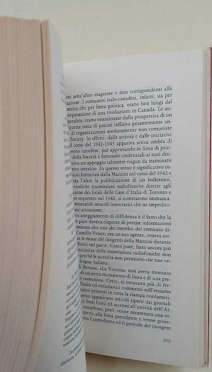 IL CANADA, L'ITALIA E IL FASCISMO(1919-1945)( 1984)