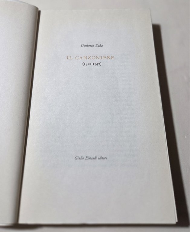 Il canzoniere