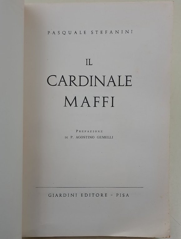 Il Cardinale Maffi