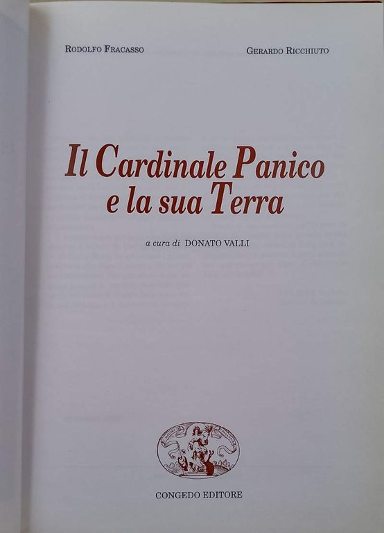 IL CARDINALE PANICO E LA SUA TERRA(1995)