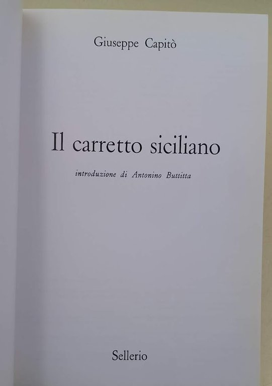 IL CARRETTO SICILIANO(2007)