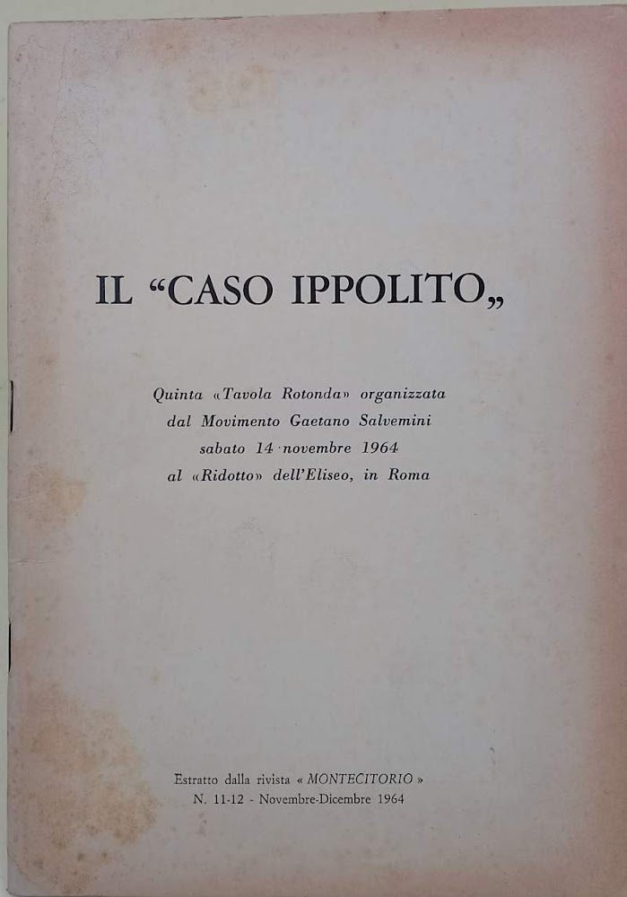 IL CASO IPPOLITO(1964)