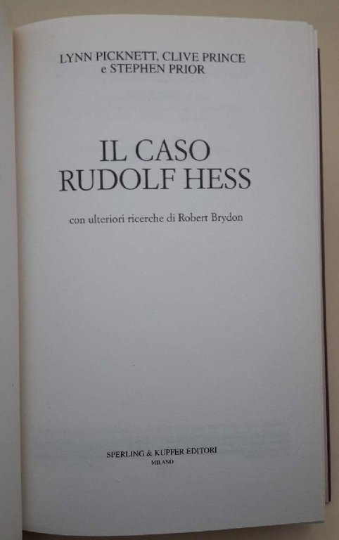 IL CASO RUDOLF HESS(2001)