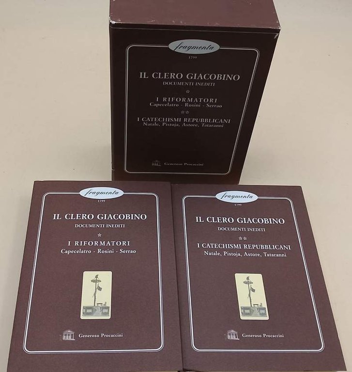 IL CLERO GIACOBINO-DOCUMENTI INEDITI-2 VOLL.(1999)