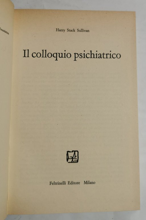 Il colloquio psichiatrico