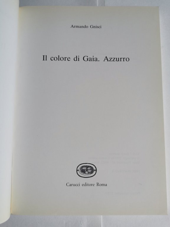 Il colore di Gaia. Azzurro