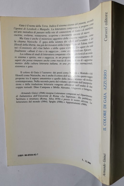 Il colore di Gaia. Azzurro