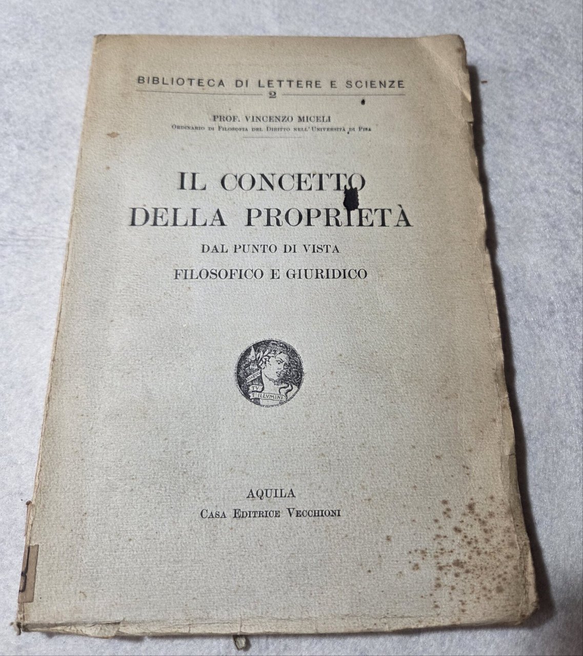 Il concetto della proprieta' dal punto di vista filosofico e … | Immagine principale