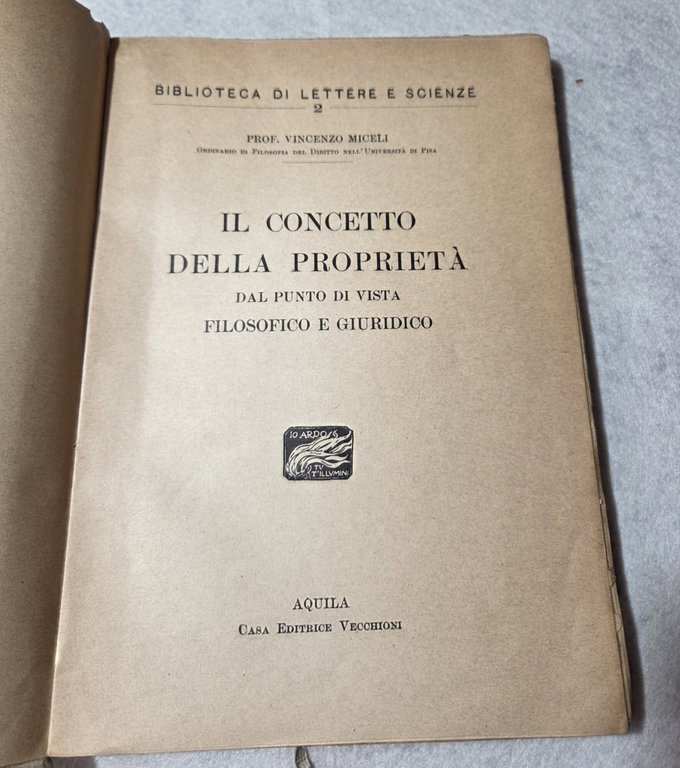 Il concetto della proprieta' dal punto di vista filosofico e … | Immagine Gallery 2