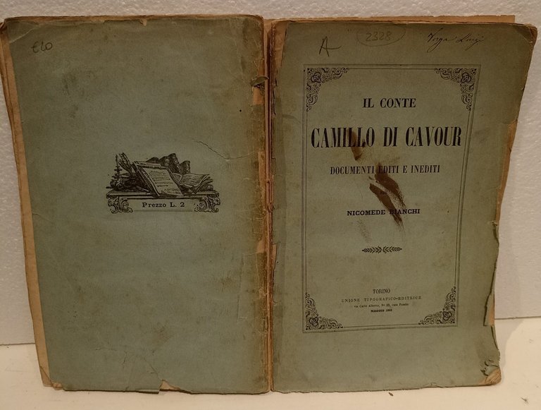 Il conte Camillo di Cavour documenti editi e inediti | Immagine Gallery 2