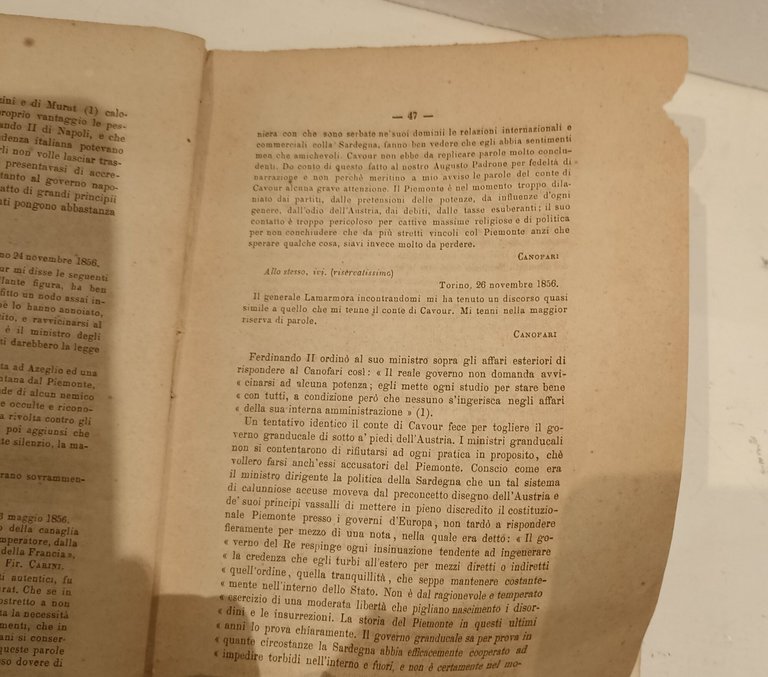 Il conte Camillo di Cavour documenti editi e inediti | Immagine Gallery 4