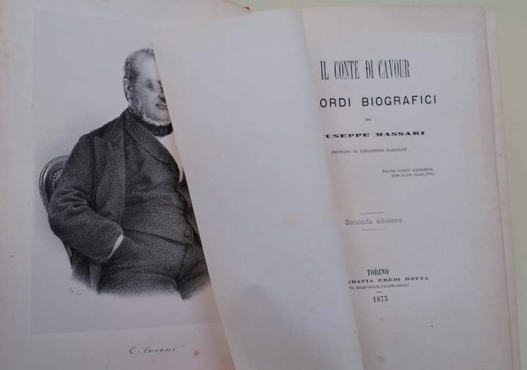 IL CONTE DI CAVOUR-RICORDI BIOGRAFICI( 1873)