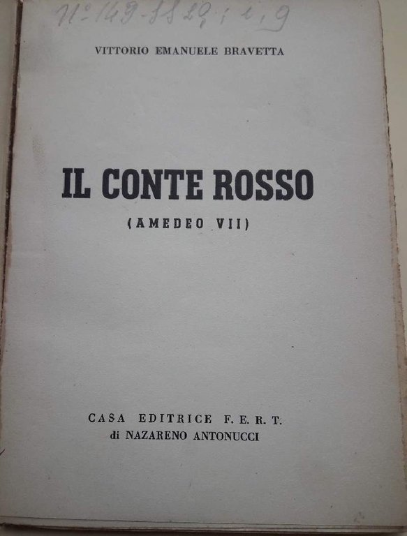 IL CONTE ROSSO (AMEDEO VII)(1953)