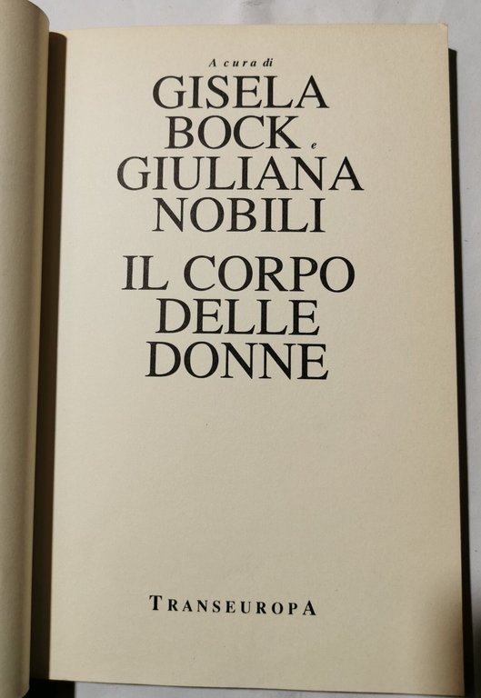 Il corpo delle donne