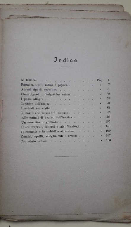 IL CRONISTA E' IN UFFICIO-PAGINETTE DI PSICOLOGIA ALLEGRA(1913)