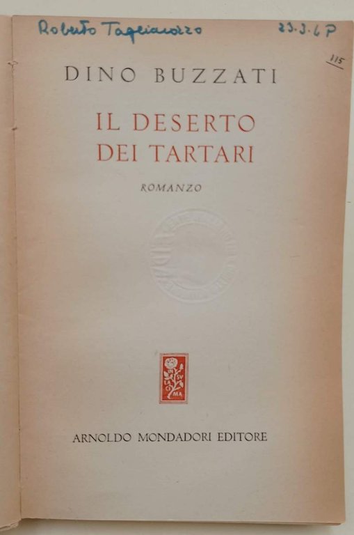 IL DESERTO DEI TARTARI(1945)