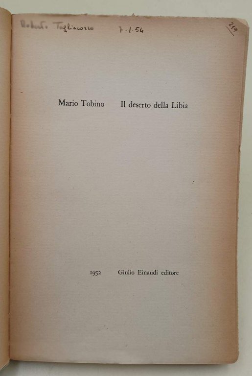 IL DESERTO DELLA LIBIA(1952)