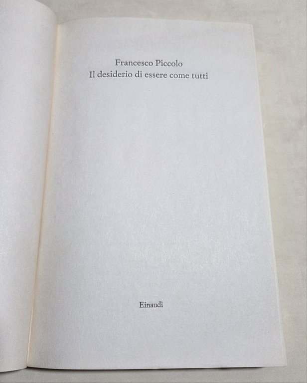 Il desiderio di essere come tutti | Immagine Gallery 2