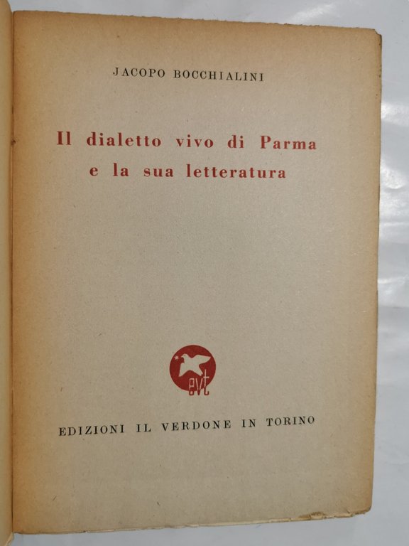 Il dialetto vivo di Parma e la sua letteratura | Immagine Gallery 2