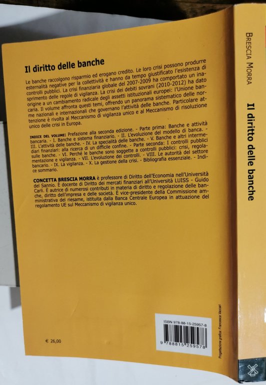 Il diritto delle banche - Le regole dell'attività