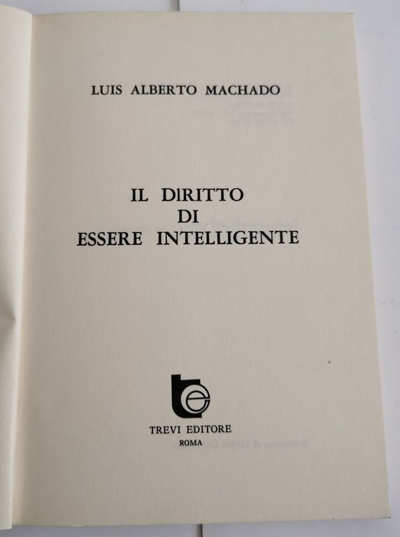 Il diritto di essere intelligente