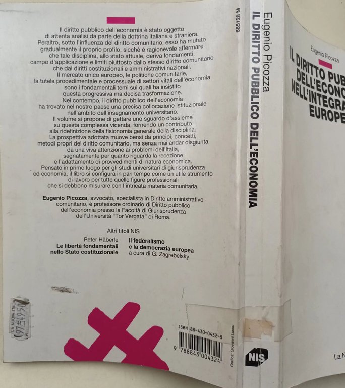 Il diritto pubblico dell'economia nell'integrazione europea