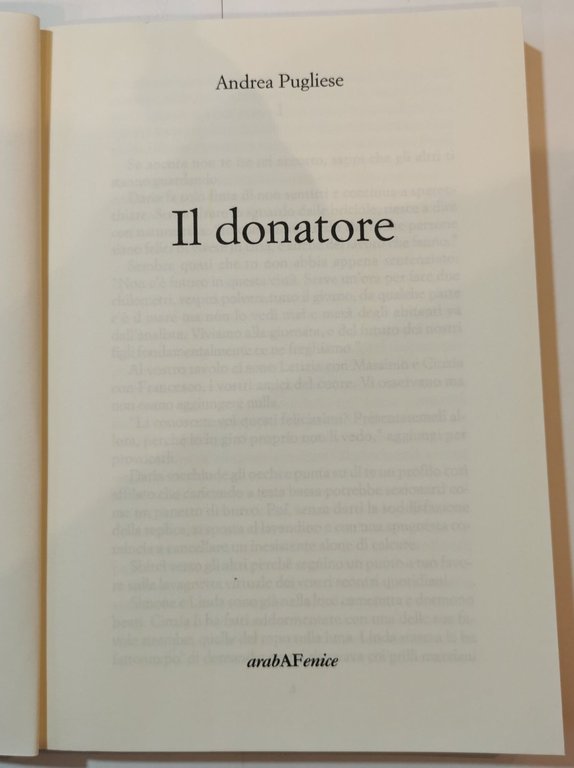 Il donatore