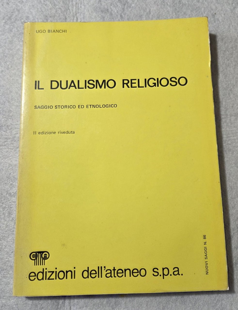 Il dualismo religioso - Saggio storico ed etnologico | Immagine principale