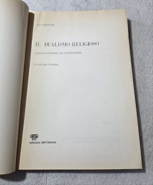 Il dualismo religioso - Saggio storico ed etnologico | Immagine Gallery 2