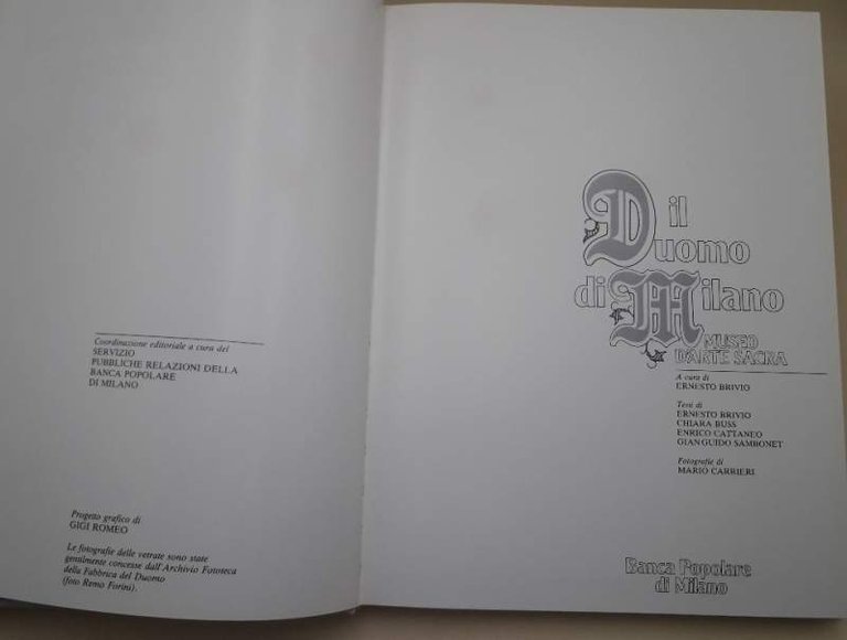 IL DUOMO DI MILANO-MUSEO D'ARTE SACRA(1981)