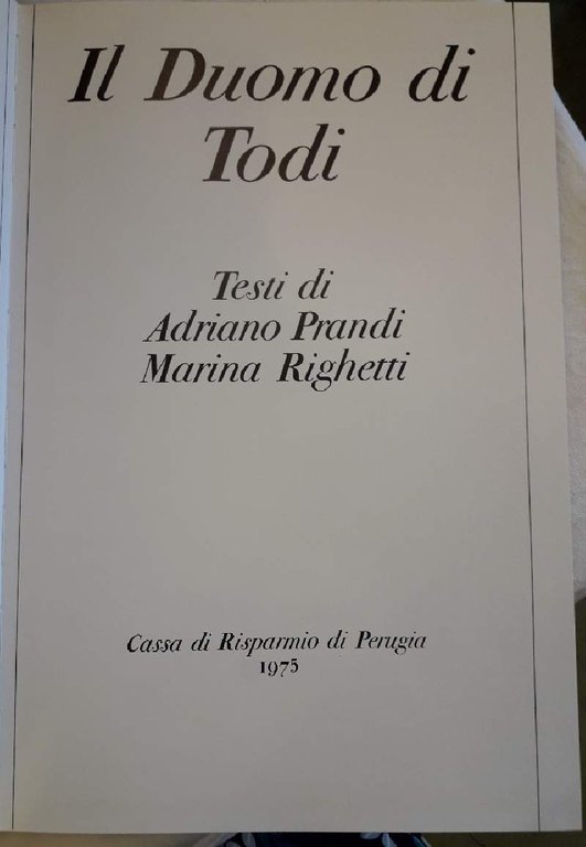 IL DUOMO DI TODI(1975)